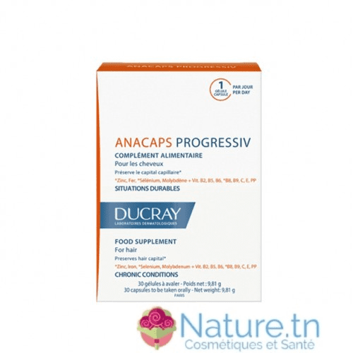DUCRAY ANACAPS PROGRESSIV Complément alimentaire 30 GéLules DUCRAY ANACAPS PROGRESSIV Complément alimentaire 30 GéLules