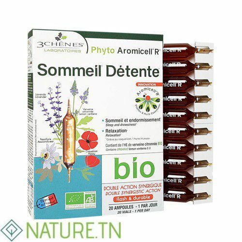 3 CHENES PHYTO AROMICELL'R SOMMEIL DETENTE BIO 20 AMPOULES 2