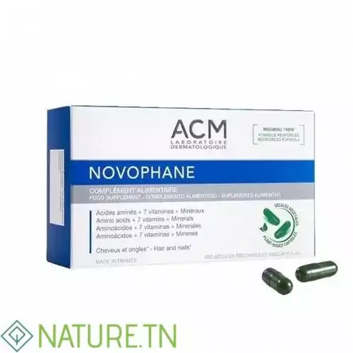 ACM NOVOPHANE ONGLES & CHEVEUX 60 GELULES 2