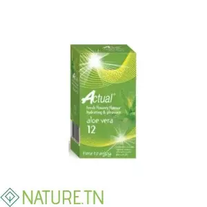 ACTUAL PRESERVATIF ALOE VERA BOITE DE 12