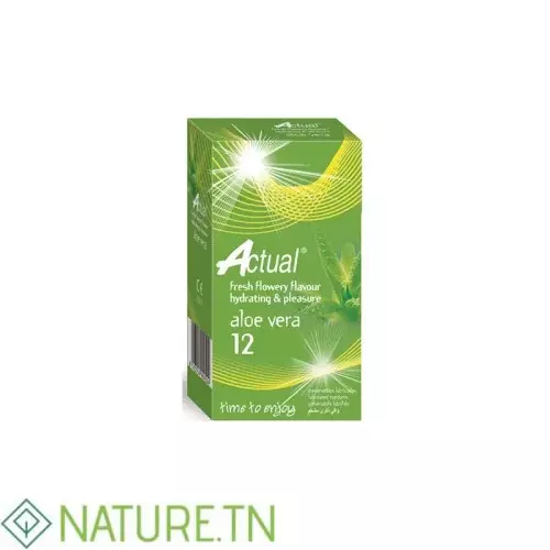 ACTUAL PRESERVATIF ALOE VERA BOITE DE 12 2