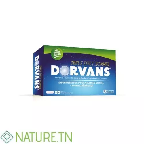 ADVANS PHARMA DORVANS TRIPLE EFFET SOMMEIL 20 GELULES 2