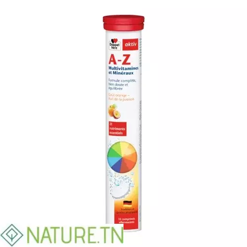 AKTIV A-Z MULTIVITAMINES ET MINERAUX 15 COMPRIMES EFFERVESCENTS 2