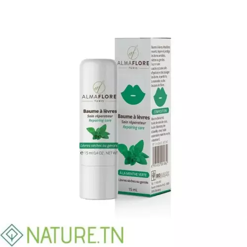 ALMAFLORE BAUME A LEVRES MENTHE 15ML 1