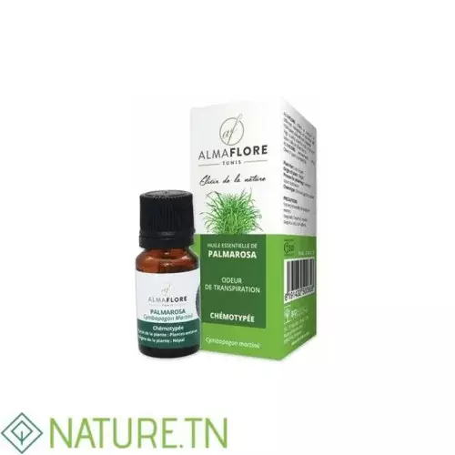 ALMAFLORE HUILE ESSENTIELLE DE PALMAROSA 10ML 1