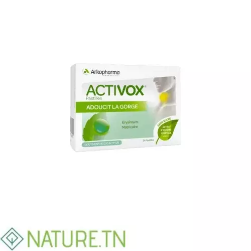 ARKOPHARMA ACTIVOX MENTHE EUCALYPTUS 24 PASTILLES 2