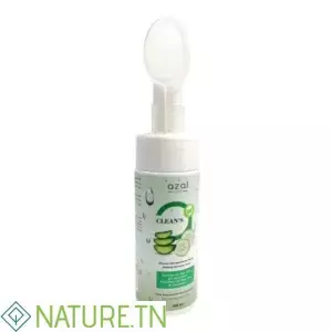 AZAL CLEAN’S MOUSSE DEMAQUILLANTE AU ALEO VERA ET CONCOMBRE,150ML