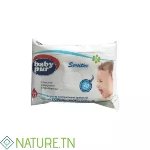 BABY PUR LINGETTES SENSITIVES 20 PIECES