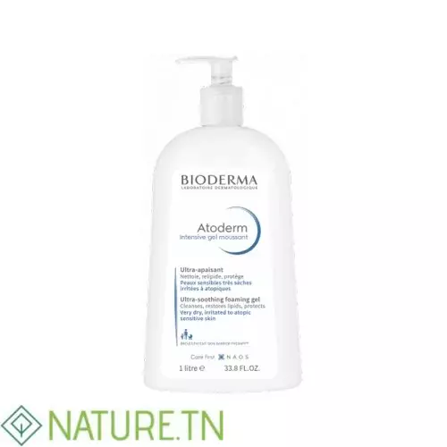 BIODERMA ATODERM INTENSIVE GEL MOUSSANT ULTRA APAISANT 1L 2