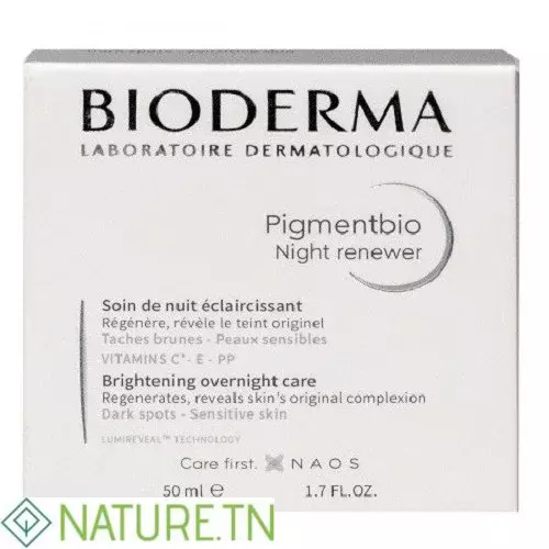 BIODERMA PIGMENTBIO CREME DE NUIT UNIFIANTE 50ML 2