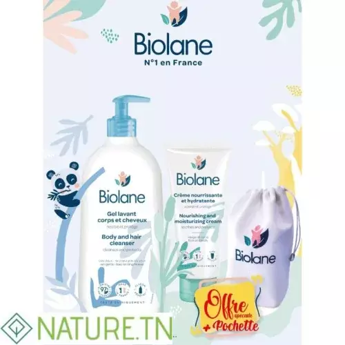 Biolane Gel Lavant Corps et Cheveux 2en1 750ML - tunisie