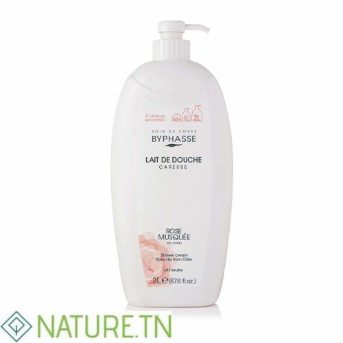BYPHASSE CARESSE LAIT DE DOUCHE ROSE MUSQUEE 2L 2