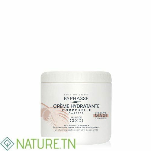 BYPHASSE CREME HYDRA CORPS A L'HUILE DE COCO 500 ML 1