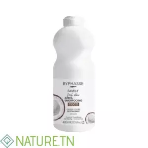BYPHASSE FAMILY APRES SHAMPOOING COCO CHEVEUX COLORES 400ML