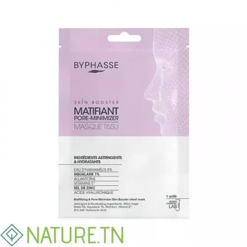 BYPHASSE MASQUE TISSU SKIN BOOSTER MATIFIANT PORE-MINIMIZER 18ML 1