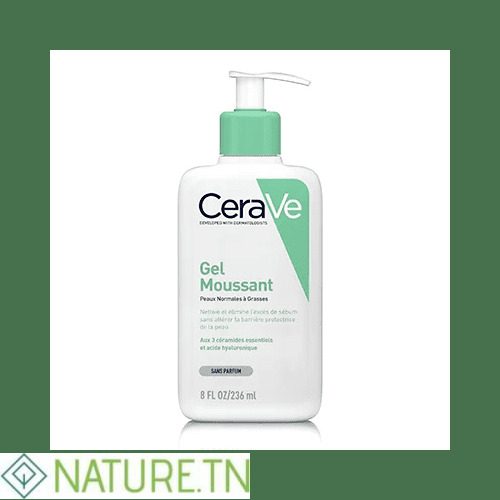 CERAVE GEL MOUSSANT PEAUX NORMALES A GRASSES 236 ML 2
