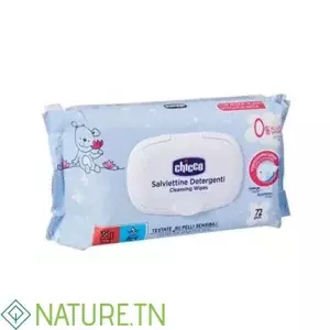 CHICCO LINGETTES NETTOYANTES PEAUX SENSIBLES 72 PIECES