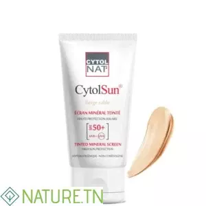 CYTOL CYTOLNAT CYTOLSUN ECRAN SPF50+ TEINTE BEIGE SABLE