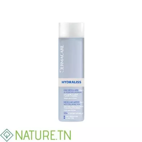 DERMACARE HYDRALISS EAU MICELLAIRE 4EN1 A L'ACIDE HYALURONIQUE 200ML 2
