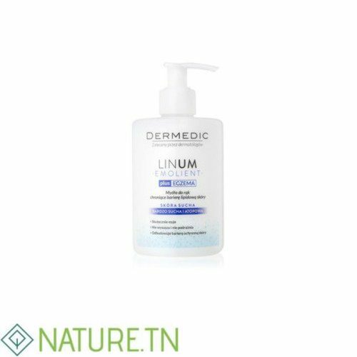 DERMEDIC LINUM EMOLLIENT SAVON A MAINS ANTI BACTERIEN 300ML 2