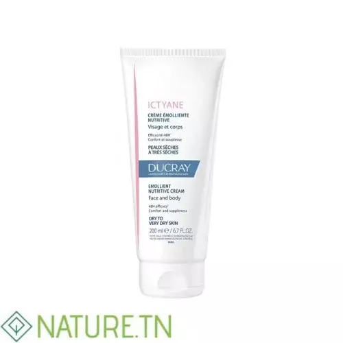 DUCRAY ICTYANE CREME EMOLLIENTE NUTRITIVE VISAGE ET CORPS 200ML 2