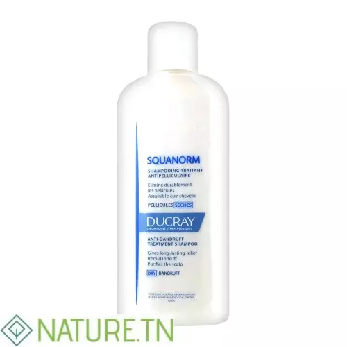 Ducray Squanorm Shampooing Pellicules Sèches 200ml Nature Tn