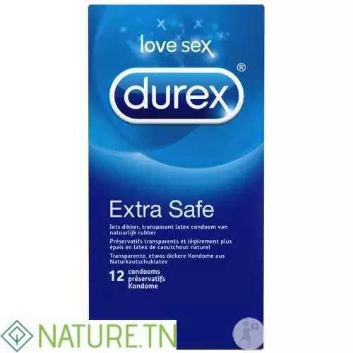 DUREX PRESERVATIF EXTRA SAFE BT 12