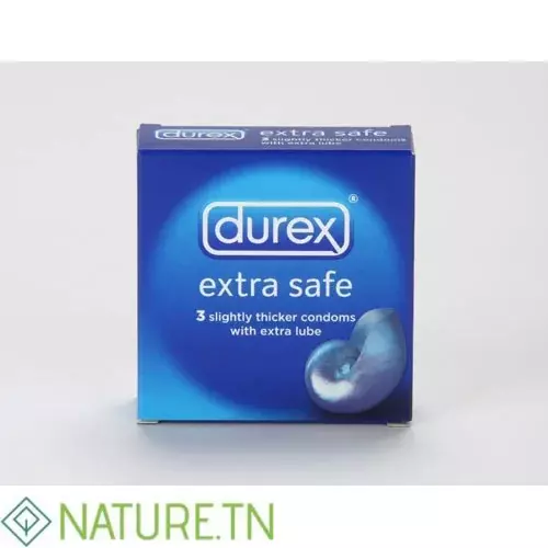 DUREX PRESERVATIF EXTRA SAFE BT 3 2