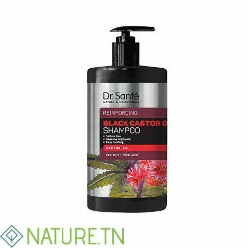 Dr. SANTÉ BLACK CASTOR OIL SHAMPOOING À L'HUILE DE RICIN NOIR 1L 3 Dr. SANTÉ BLACK CASTOR OIL SHAMPOOING À L'HUILE DE RICIN NOIR 1L