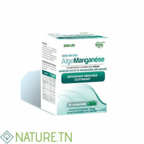 EDEN LIFE ALGO MANGANÉSE 30 COMPRIMÉS 1