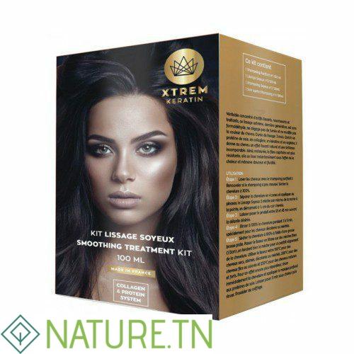 EXTREM KERATIN KIT DE LISSAGE SOYEUX 4*100ML 3 EXTREM KERATIN KIT DE LISSAGE SOYEUX 4*100ML