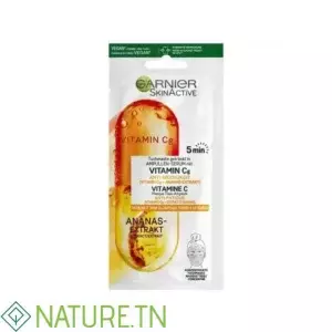 GARNIER SKIN ACTIVE VITAMINE C MASQUE TISSU AMPOULE ANTI FATIGUE EXTRAIT D’ANANAS 15G