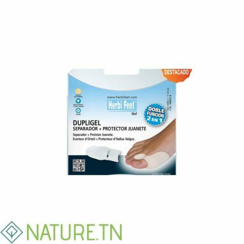 HERBI FEET DUPLIGEL ECARTEUR D'ORTEIL+PROTECTEUR D'ALLUX VALGUS 2