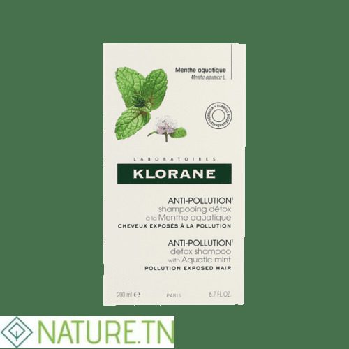 KLORANE SHAMPOING ANTI-POLLUTION DETOX A LA MENTHE AQUATIQUE 200ML 3 KLORANE SHAMPOING ANTI-POLLUTION DETOX A LA MENTHE AQUATIQUE 200ML
