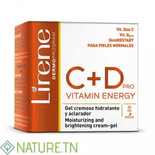 LIRENE C+D PRO VITAMIN ENERGY GEL CREME PEAUX NORMALES A MIXTES 50ML 1