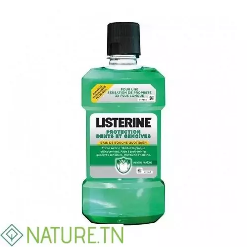LISTERINE BAIN DE BOUCHE PROTECTION DENTS ET GENCIVES 250ML 2