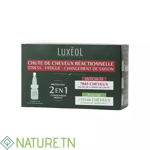 LUXEOL CHUTE DE CHEVEUX REACTIONNELLE 2EN1 14*7ML 2