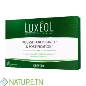 LUXEOL COMPLEMENT ALIMENTAIRE POUR CHEVEUX: POUSSE, CROISSANCE & FORTIFICATION 30 GELULES