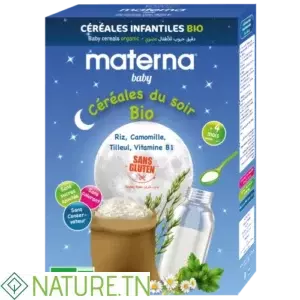 MATERNA BABY CEREALES DU SOIR BIO 200GR
