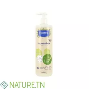 MUSTELA BIO EAU MICELLAIRE SANS RINCAGE 400ML