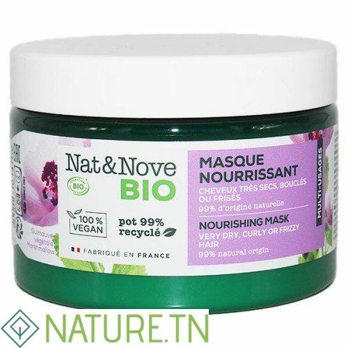 NAT & NOVE BIO SOINS CAPILLAIRES MASQUE NOURRISSANT 3 EN 1 CHEVEUX BOUCLES FRISES 300ML 2 NAT & NOVE BIO SOINS CAPILLAIRES MASQUE NOURRISSANT 3 EN 1 CHEVEUX BOUCLES FRISES 300ML 2