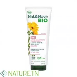NAT&NOVE BIO 2EN1 APRES SHAMPOOING MASQUE DOUX 200ML
