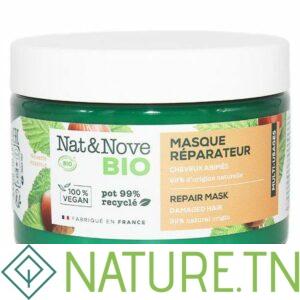 NAT&NOVE BIO SOINS CAPILLAIRES MASQUE REPARATEUR 3 EN 1 CHEVEUX ABIMES 300ML