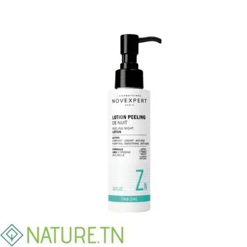 NOVEXPERT LOTION PEELING NUIT TRIO ZINC 115ML 2