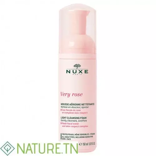 NUXE VERY ROSE MOUSSE NETTOYANTE 150ML 2