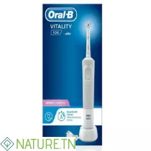 ORAL B BROSSE A DENTS ELECTRIQUE SENSITIVE VITALITY D100 RECHARGEABLE