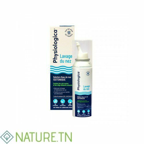 PHYSIOLOGICA LAVAGE DU NEZ SOLUTION D'EAU DE MER ISOTONIQUE SPAY 100ML 2