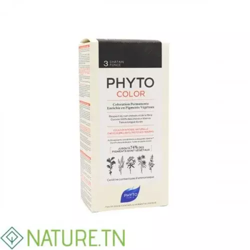 PHYTO PHYTOCOLOR 3 CHATAIN FONCE 1