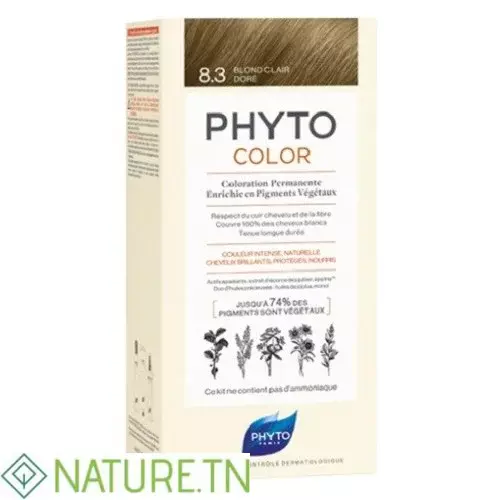 PHYTO PHYTOCOLOR 8.3 BLOND CLAIR DORE 2