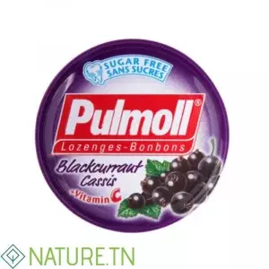PULMOLL SANS SUCRE SAVEUR CASSIS 45G